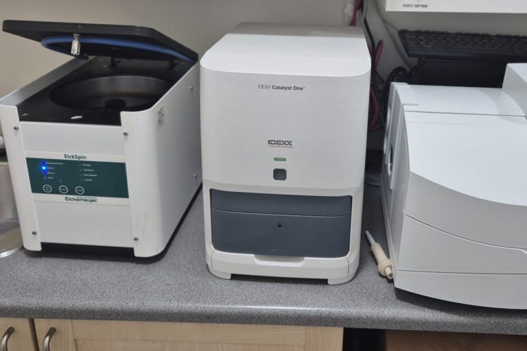 A host of in-house lab machines to get rapid results for your pet
